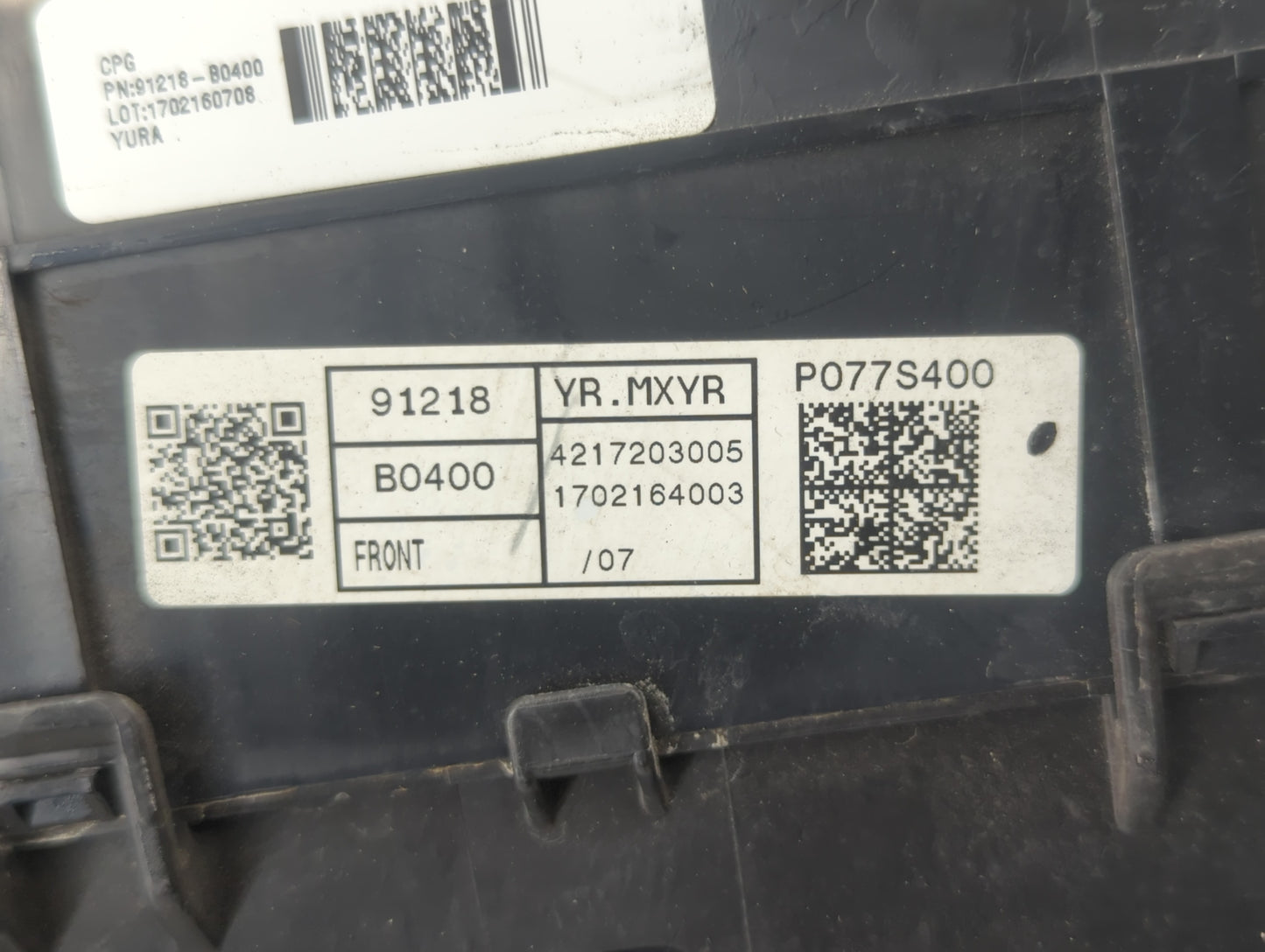 2017-2018 Kia Forte Fusebox Fuse Box Panel Relay Module P/N:91218 B0400 Fits Fits 2017 2018 OEM Used Auto Parts - Oemusedaut