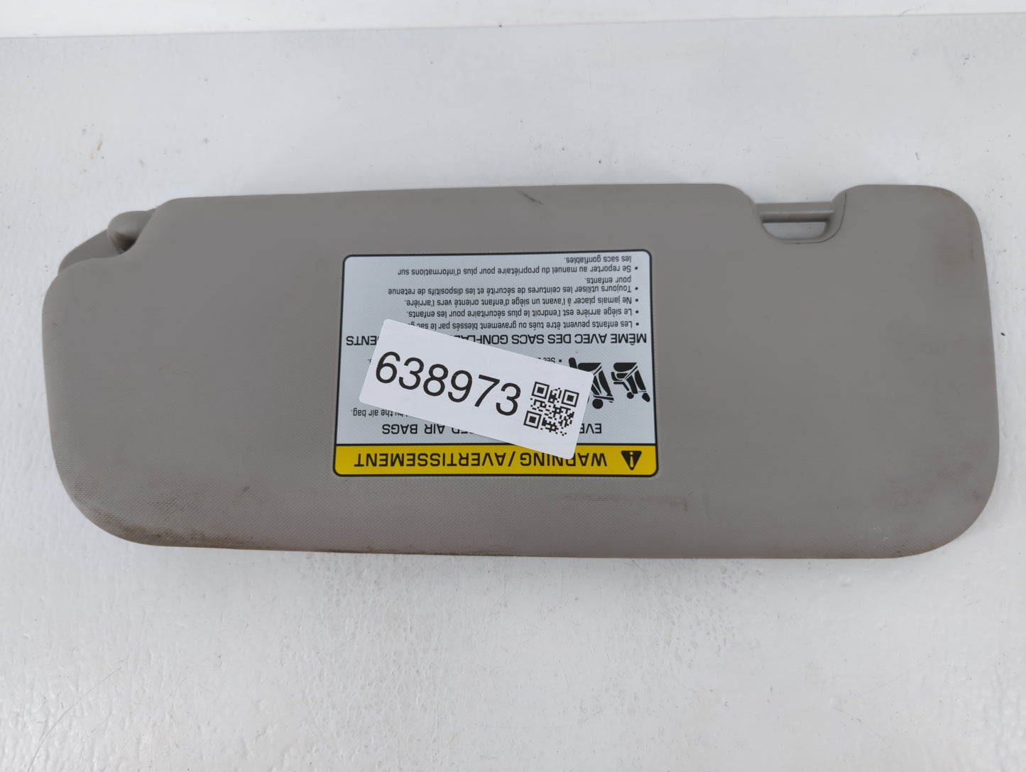 2017-2018 Kia Forte Sun Visor Shade Replacement Passenger Right Mirror Fits Fits 2017 2018 OEM Used Auto Parts - Oemusedauto