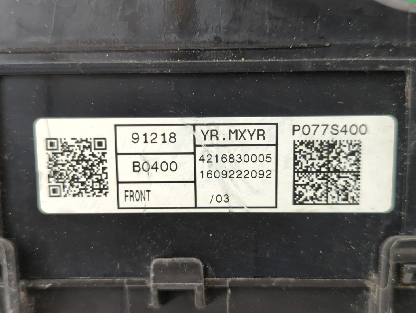 2017-2018 Kia Forte Fusebox Fuse Box Panel Relay Module P/N:91218 B0400 Fits Fits 2017 2018 OEM Used Auto Parts - Oemusedaut
