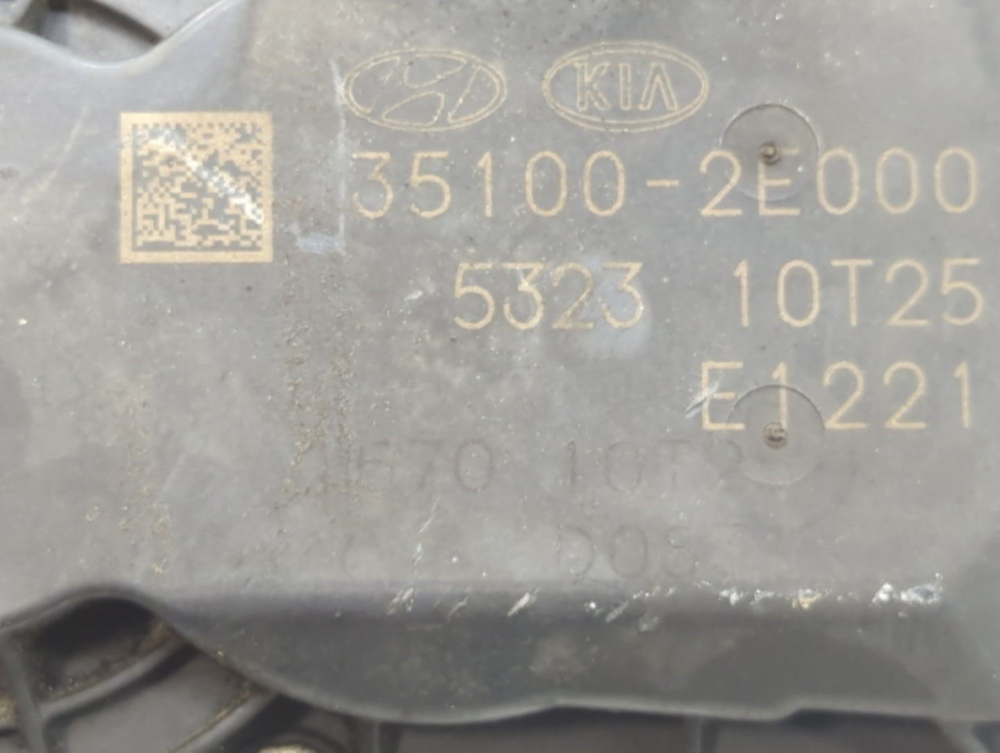 2014-2018 Kia Forte Throttle Body P/N:35100-2E000 Fits Fits 2011 2012 2013 2014 2015 2016 2017 2018 2019 2020 2021 OEM Used 