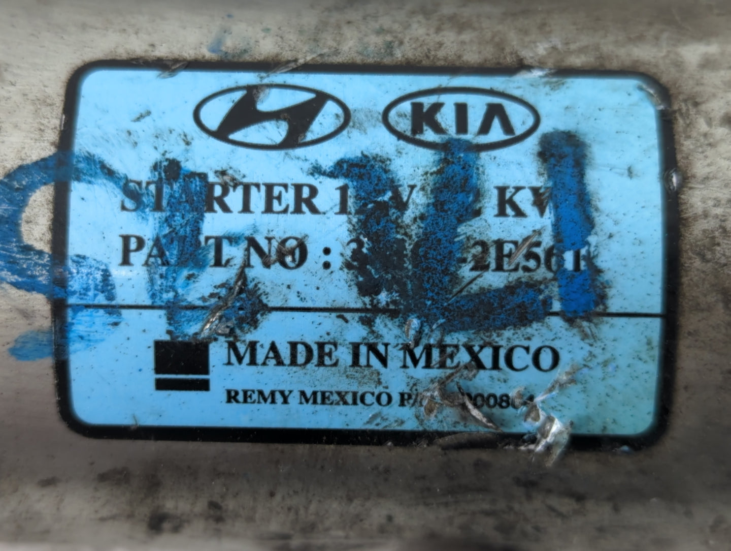 2017-2022 Kia Forte Car Starter Motor Solenoid OEM P/N:8000864 36100-2E561 Fits Fits 2017 2018 2019 2020 2021 2022 OEM Used 