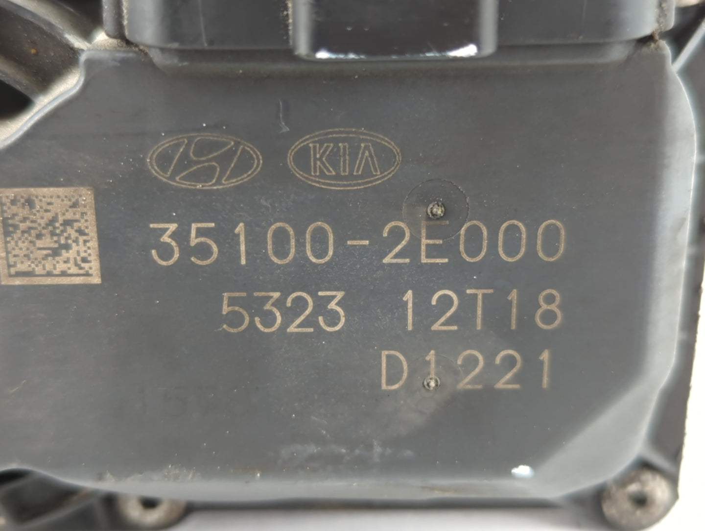 2014-2018 Kia Forte Throttle Body P/N:35100-2E000 Fits Fits 2011 2012 2013 2014 2015 2016 2017 2018 2019 2020 2021 OEM Used 