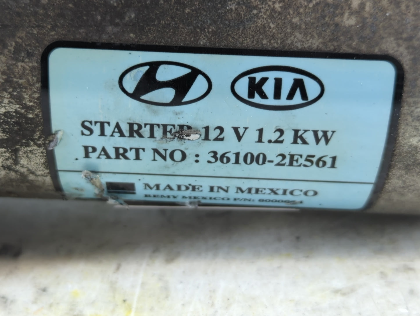 2017-2022 Kia Forte Car Starter Motor Solenoid OEM P/N:36100-2E561 Fits Fits 2017 2018 2019 2020 2021 2022 OEM Used Auto Par