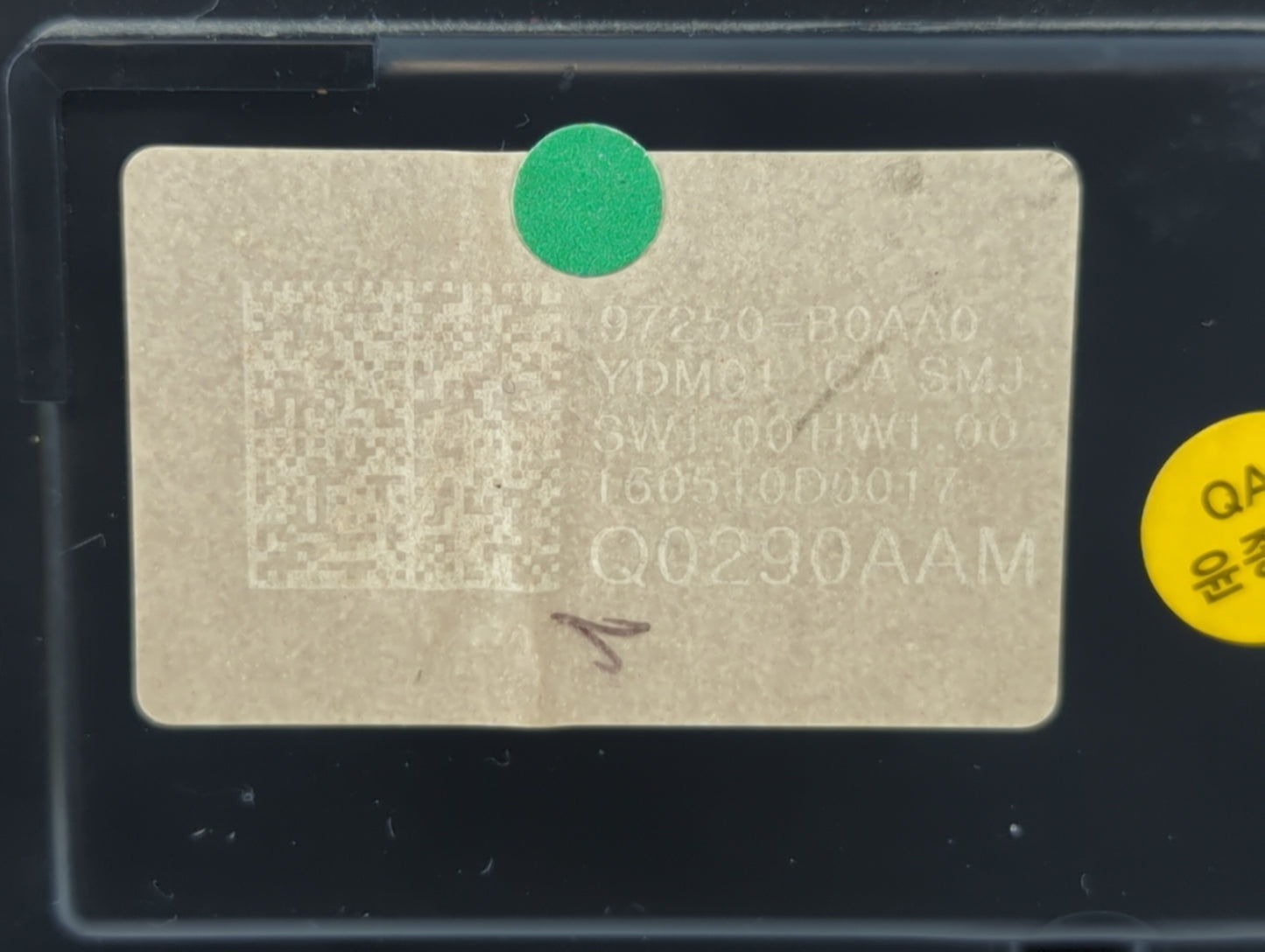 2017-2018 Kia Forte Climate Control Module Temperature AC/Heater Replacement P/N:Q0290AAM Fits Fits 2017 2018 OEM Used Auto 