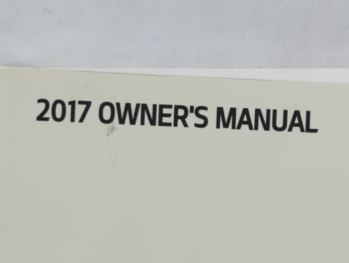 2017 Kia Forte Owners Manual Book Guide P/N:B0S4-EE6DD OEM Used Auto Parts - Oemusedautoparts1.com