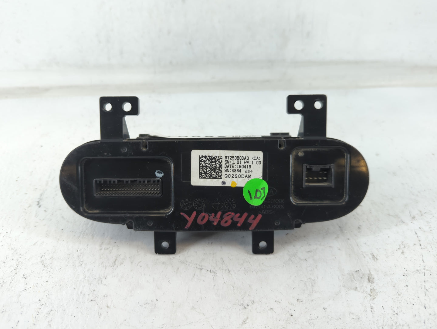 2017-2018 Kia Forte Climate Control Module Temperature AC/Heater Replacement P/N:97250B0DA0 Fits Fits 2017 2018 OEM Used Aut