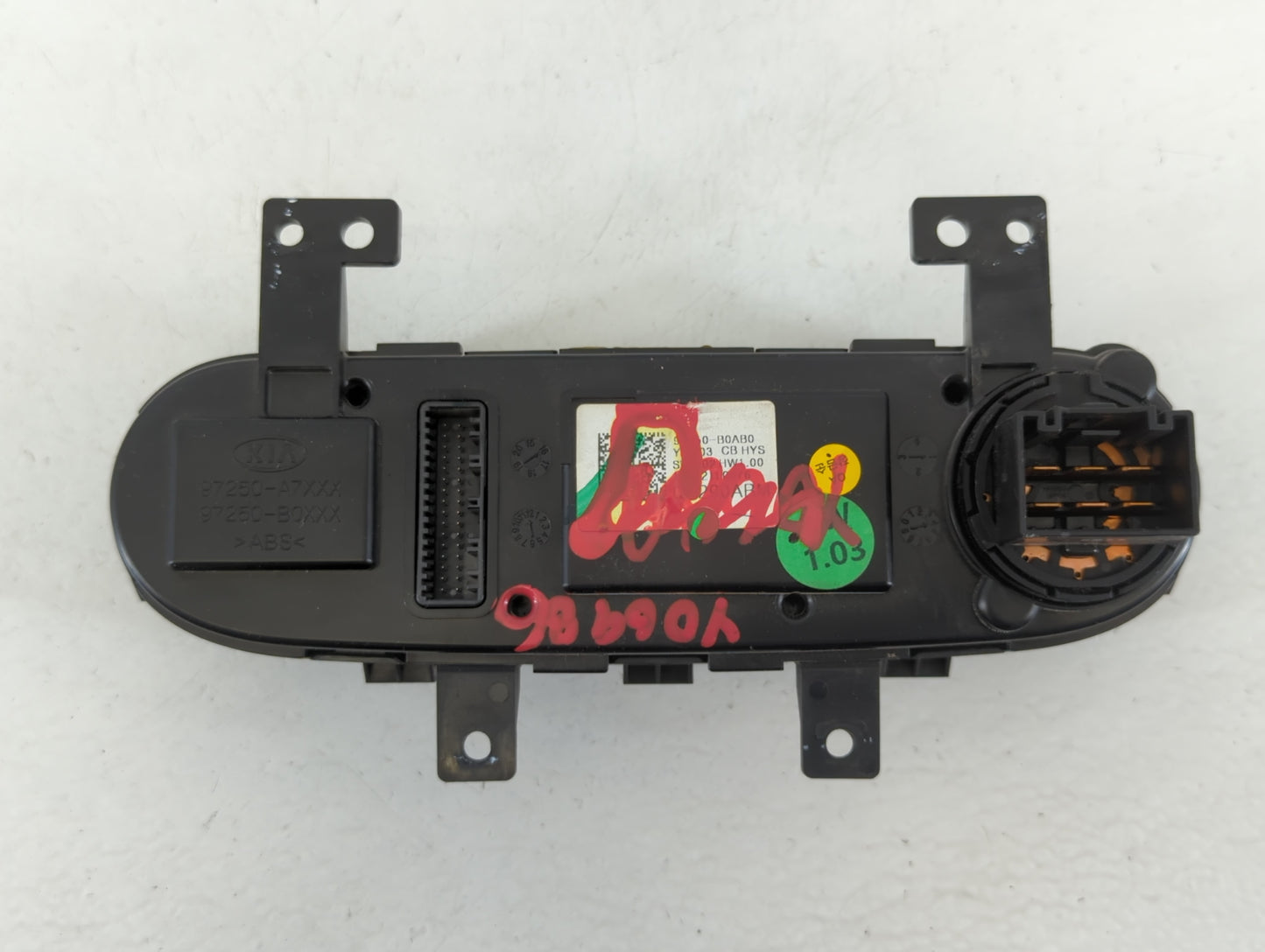 2017-2018 Kia Forte Climate Control Module Temperature AC/Heater Replacement P/N:97250-B0XXX 97250-A7XXX Fits Fits 2017 2018