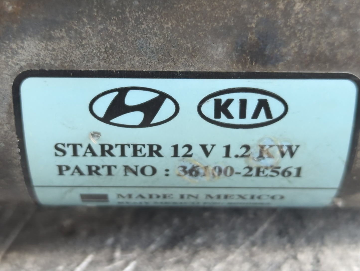 2017-2022 Kia Forte Car Starter Motor Solenoid OEM P/N:36100-2E561 Fits Fits 2017 2018 2019 2020 2021 2022 OEM Used Auto Par