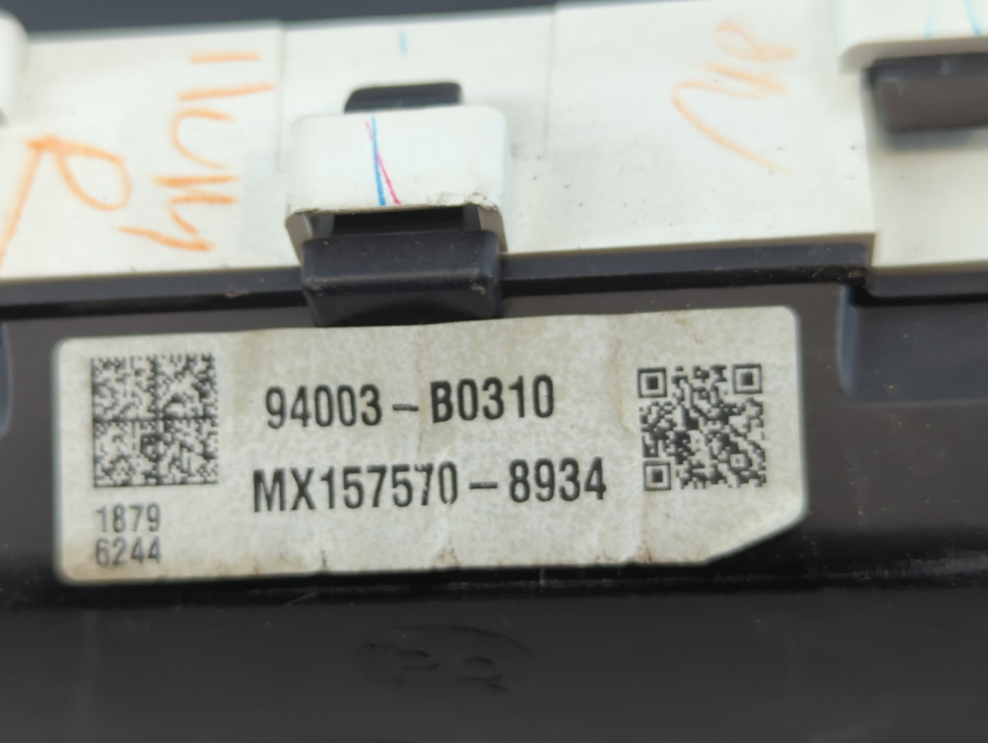 2017-2018 Kia Forte Instrument Cluster Speedometer Gauges P/N:MX157570-8934 94003-B0310 Fits Fits 2017 2018 OEM Used Auto Pa