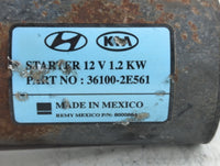 2017-2022 Kia Forte Car Starter Motor Solenoid OEM P/N:8000864 36100-2E561 Fits Fits 2017 2018 2019 2020 2021 2022 OEM Used 