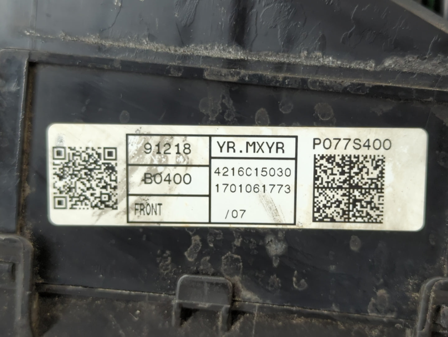 2017-2018 Kia Forte Fusebox Fuse Box Panel Relay Module P/N:P077S400 91218 B0400 Fits Fits 2017 2018 OEM Used Auto Parts - O