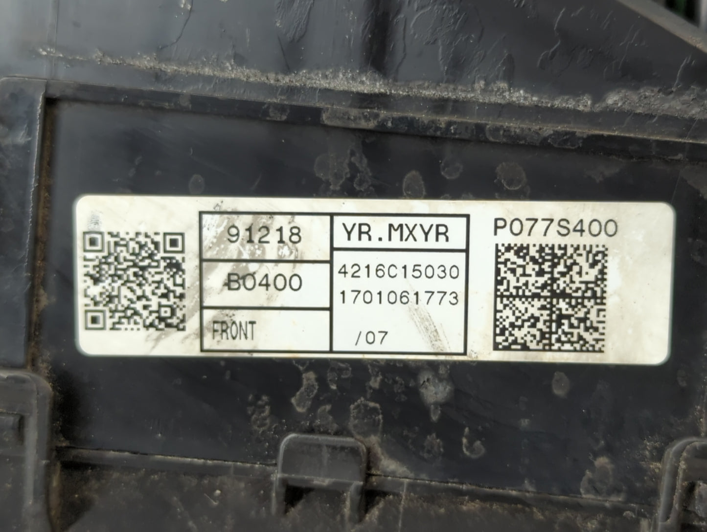 2017-2018 Kia Forte Fusebox Fuse Box Panel Relay Module P/N:P077S400 91218 B0400 Fits Fits 2017 2018 OEM Used Auto Parts - O