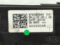 2017-2018 Kia Forte Climate Control Module Temperature AC/Heater Replacement P/N:97250B0DA0 Fits Fits 2017 2018 OEM Used Aut