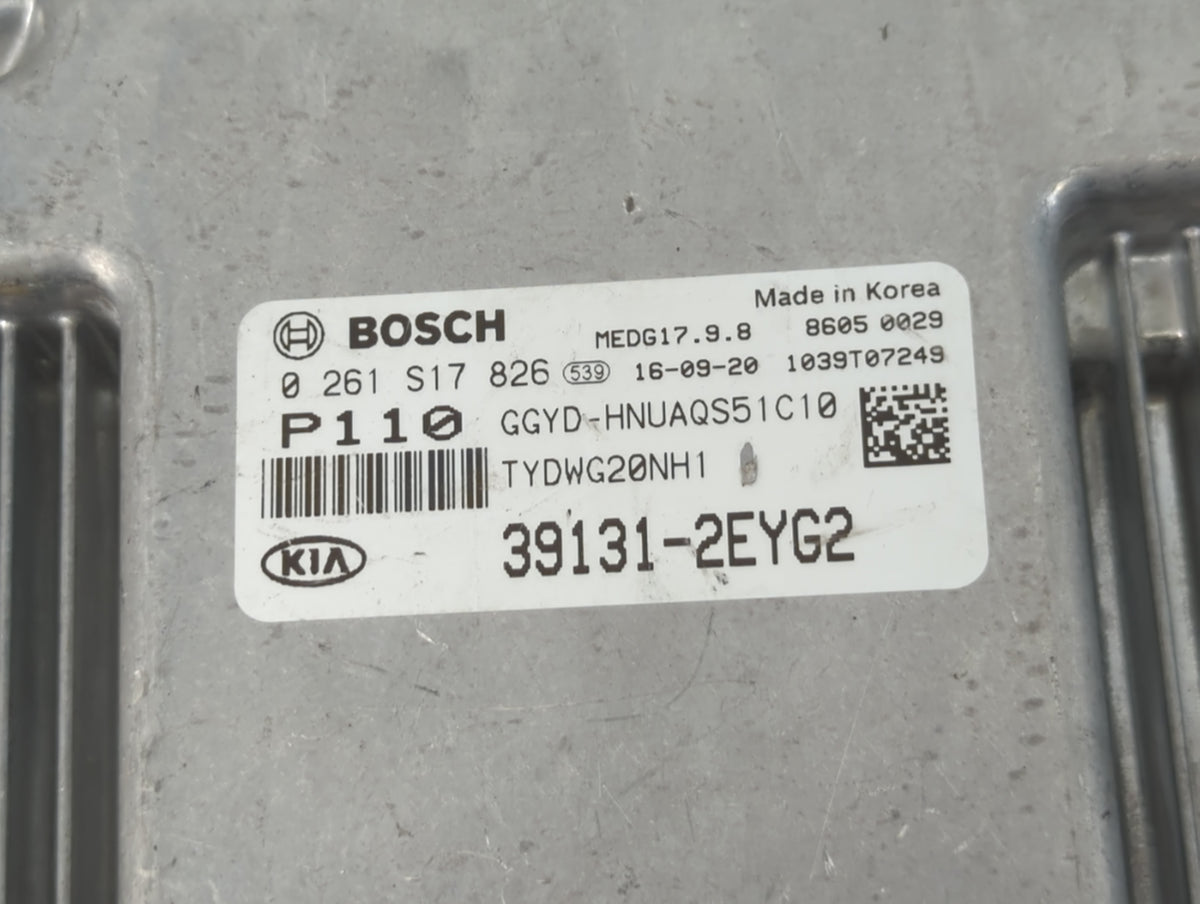 2017-2018 Kia Forte PCM Engine Control Computer ECU ECM PCU OEM P/N:0 261 S17 826 Fits 2017 2018 OEM Used Auto Parts - Oemus