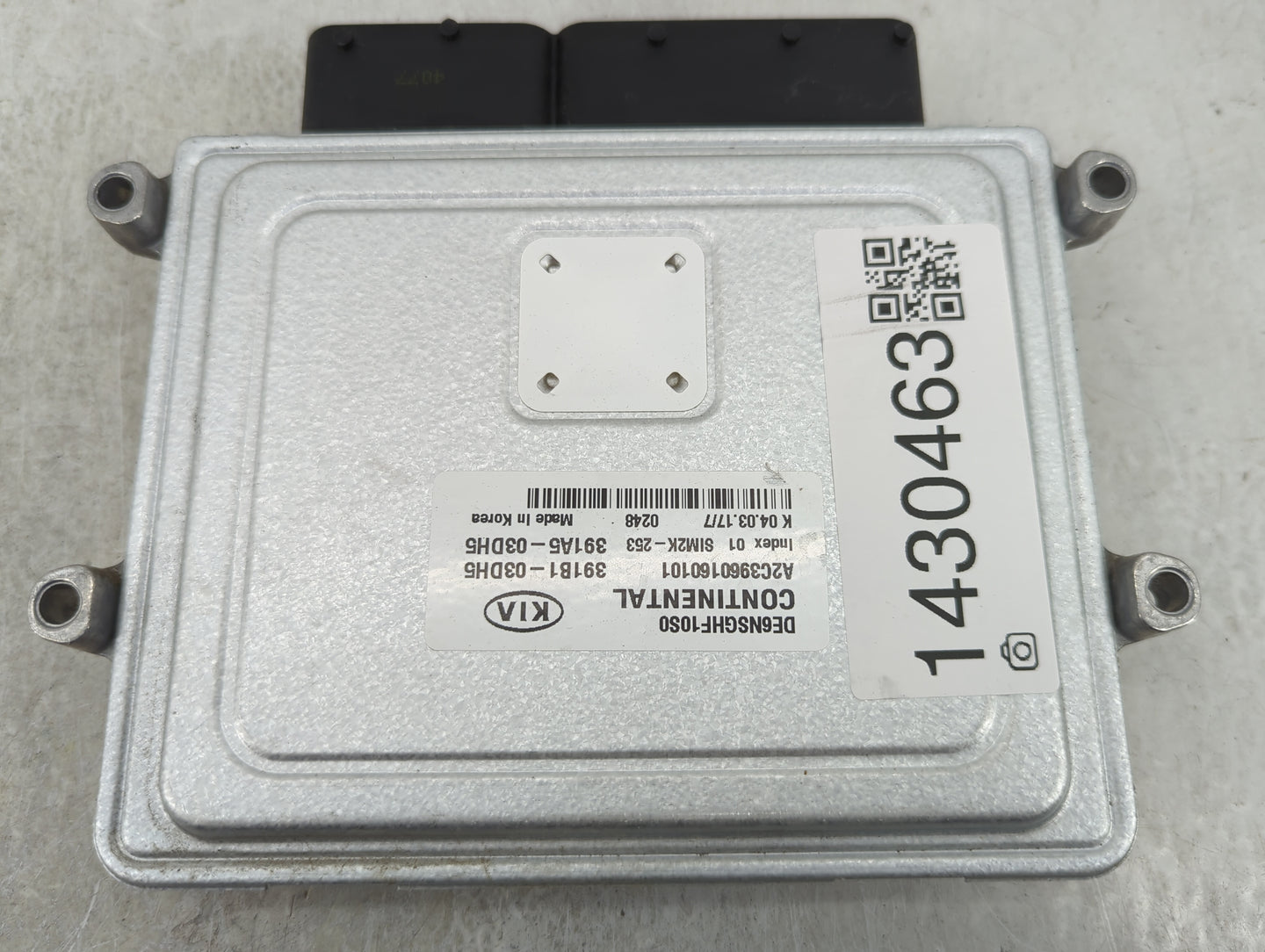 2017 Kia Niro PCM Engine Control Computer ECU ECM PCU OEM P/N:391B1-03DH5 DE6NSGHF10S0, A2C3960160101 Fits OEM Used Auto Par