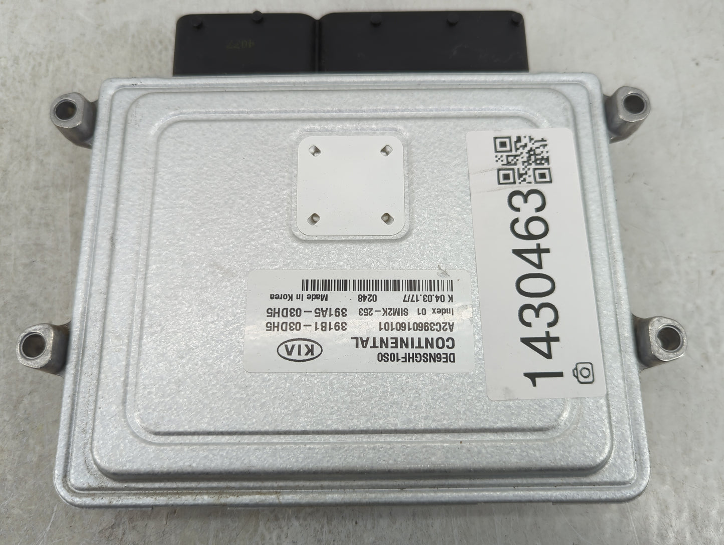 2017 Kia Niro PCM Engine Control Computer ECU ECM PCU OEM P/N:391B1-03DH5 DE6NSGHF10S0, A2C3960160101 Fits OEM Used Auto Par