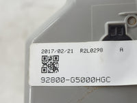2017 Kia Niro Overhead Console W/rear Climate Control Gray - Oemusedautoparts1.com