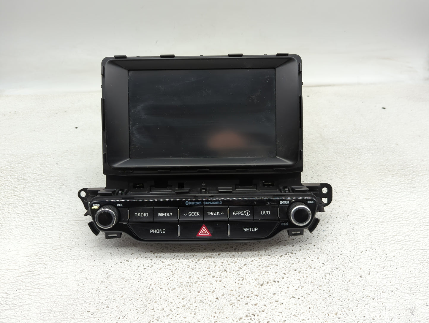 2017-2019 Kia Niro Radio AM FM Cd Player Receiver Replacement P/N:96160-G5010 Fits Fits 2017 2018 2019 OEM Used Auto Parts -