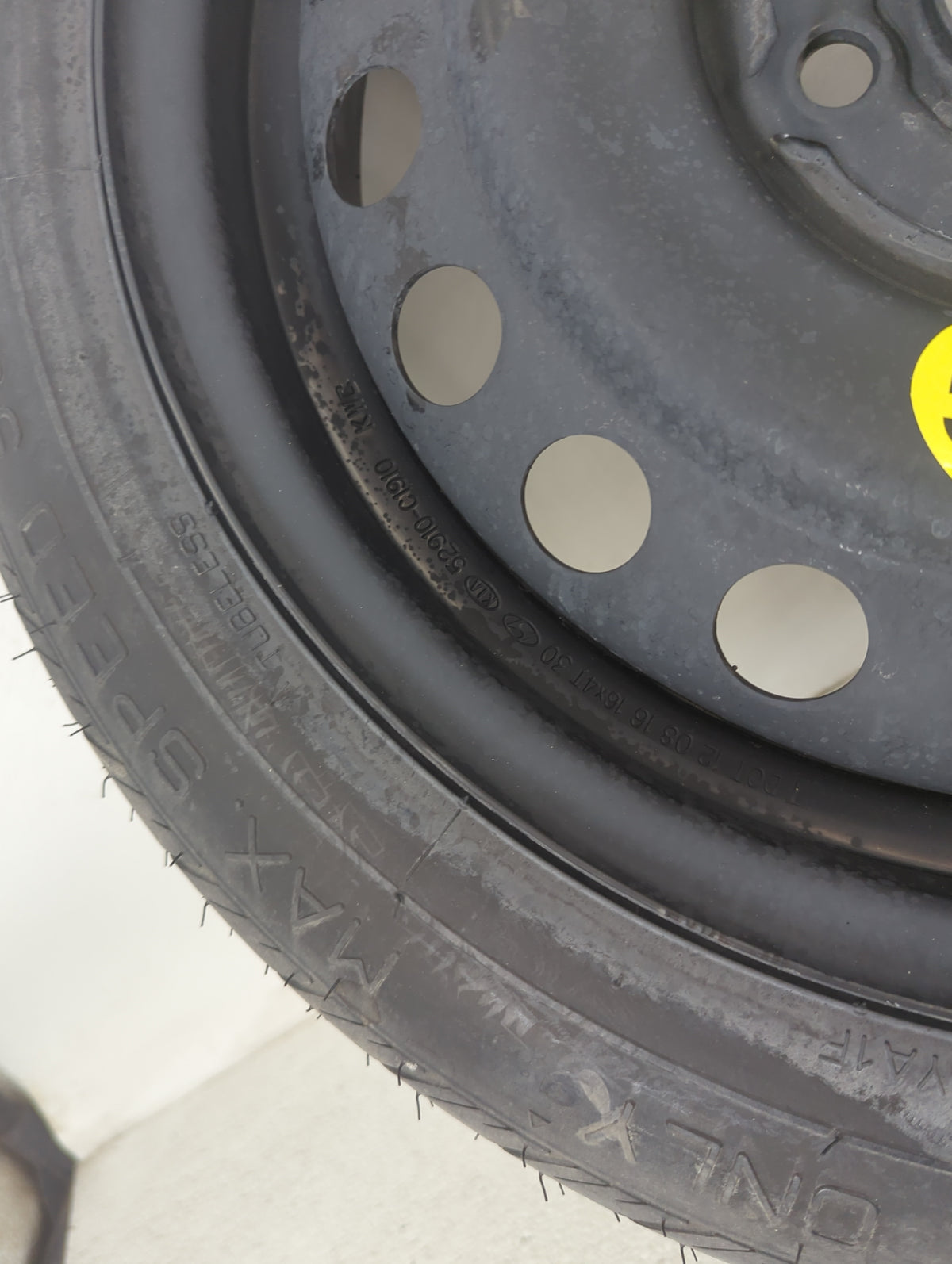 2017-2019 Kia Niro Spare Donut Tire Wheel Rim Oem - Oemusedautoparts1.com