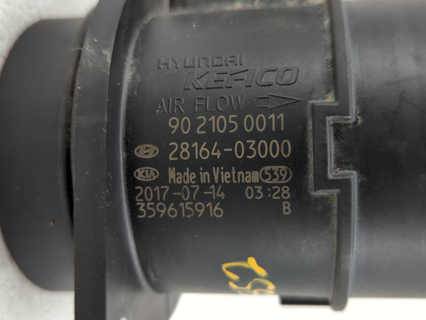 2017-2020 Kia Niro Mass Air Flow Meter Maf - Oemusedautoparts1.com