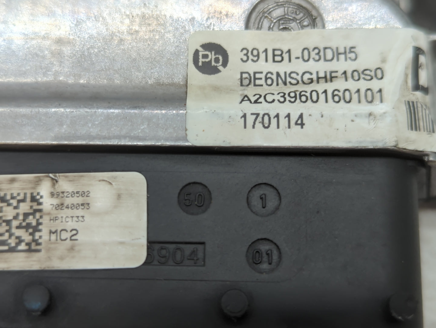 2017 Kia Niro PCM Engine Control Computer ECU ECM PCU OEM P/N:391A5-03DH5 391B1-03DH5 Fits OEM Used Auto Parts - Oemusedauto