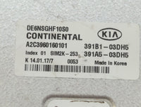 2017 Kia Niro PCM Engine Control Computer ECU ECM PCU OEM P/N:391A5-03DH5 391B1-03DH5 Fits OEM Used Auto Parts - Oemusedauto