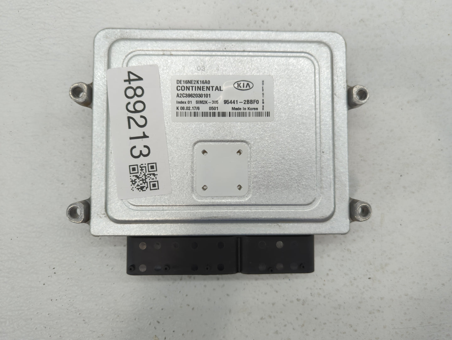 2017 Kia Niro PCM Engine Control Computer ECU ECM PCU OEM P/N:95441-2BBF0 391A5-03DH5, 391B1-03DH5 Fits OEM Used Auto Parts 
