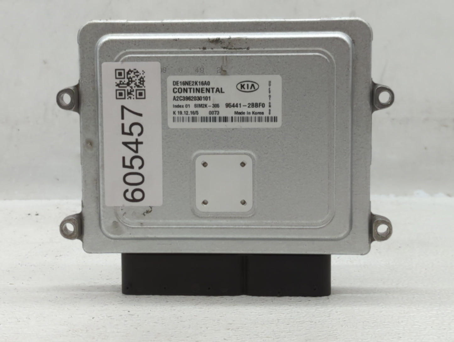 2017 Kia Niro PCM Engine Control Computer ECU ECM PCU OEM P/N:95441-2BBF0 391B1-03DH5 Fits OEM Used Auto Parts - Oemusedauto