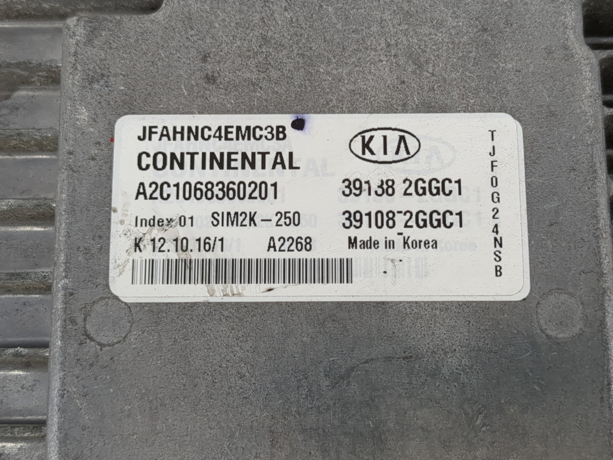 2016-2018 Kia Optima PCM Engine Control Computer ECU ECM PCU OEM P/N:39108 2GGC1 39138 2GGC1 Fits 2016 2017 2018 OEM Used Au
