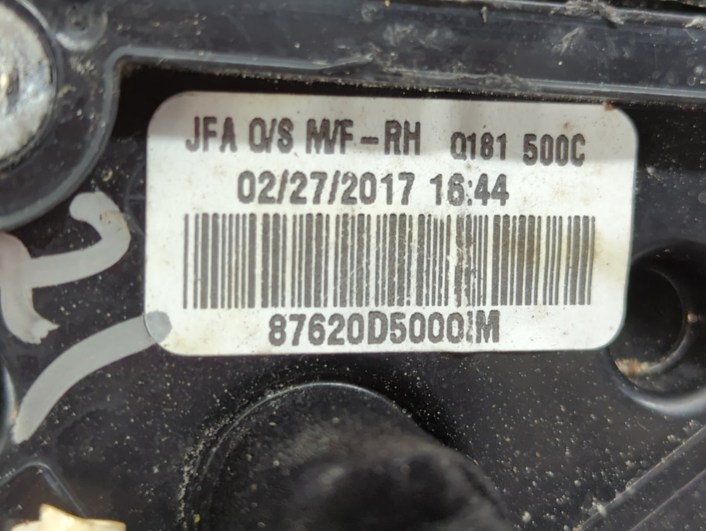 2016-2018 Kia Optima Passenger Side View Mirror - Right Door Mirror OEM Used - Oemusedautoparts1.com