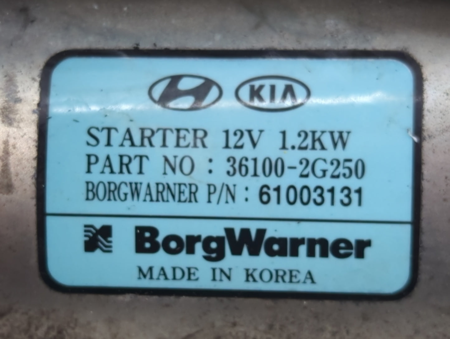2016-2020 Kia Optima Car Starter Motor Solenoid OEM P/N:36100-2G210 36100-2G250 Fits Fits 2015 2016 2017 2018 2019 2020 OEM 