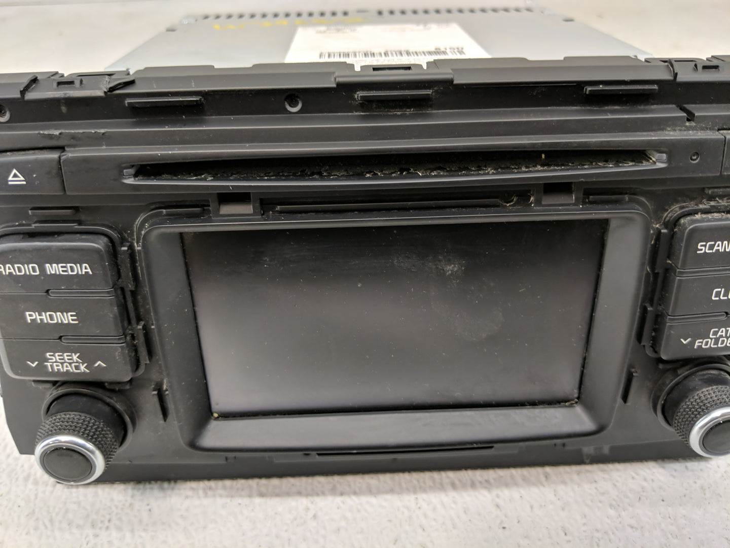 2017-2018 Kia Optima Radio AM FM Cd Player Receiver Replacement P/N:96180-A8150WK Fits Fits 2017 2018 OEM Used Auto Parts - 