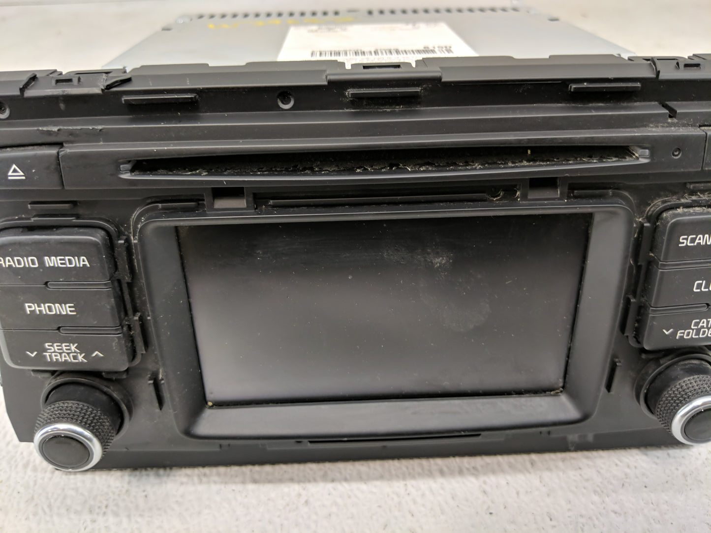 2017-2018 Kia Optima Radio AM FM Cd Player Receiver Replacement P/N:96180-A8150WK Fits Fits 2017 2018 OEM Used Auto Parts - 