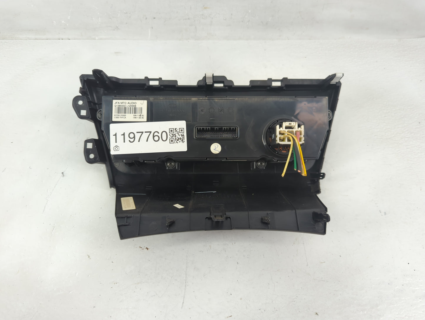 2017-2019 Kia Optima Climate Control Module Temperature AC/Heater Replacement P/N:97250-D5500 Fits Fits 2017 2018 2019 OEM U