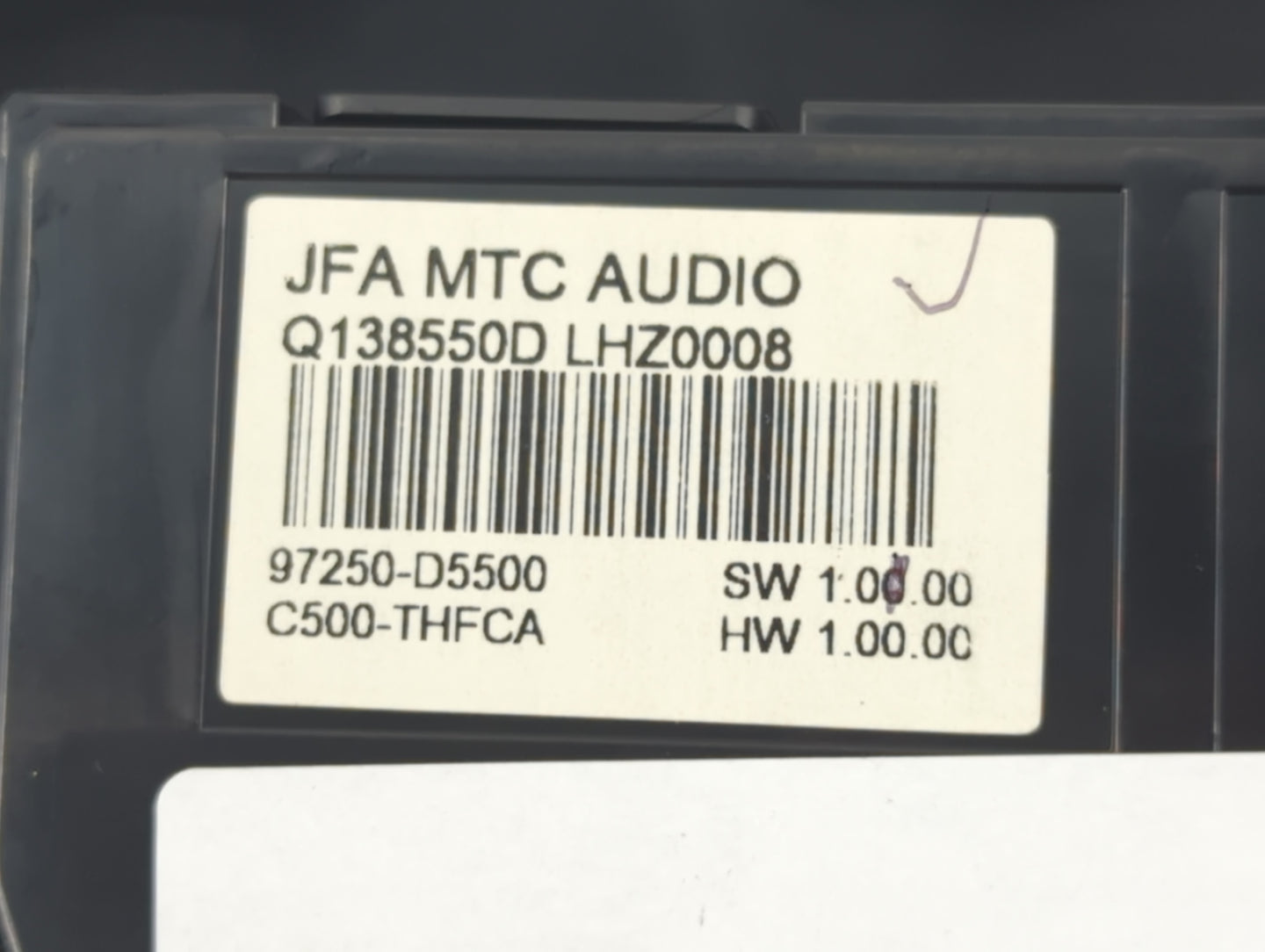 2017-2019 Kia Optima Climate Control Module Temperature AC/Heater Replacement P/N:97250-D5500 Fits Fits 2017 2018 2019 OEM U