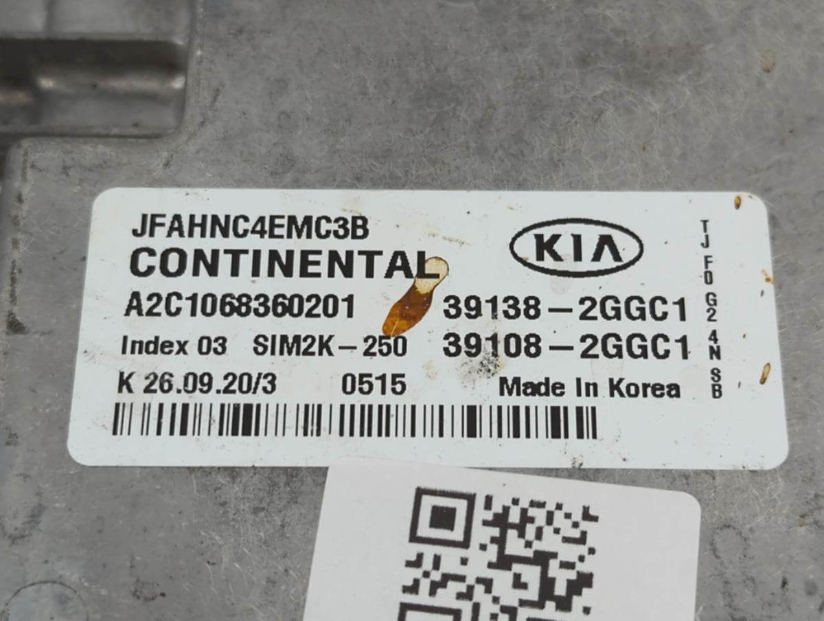2016-2018 Kia Optima PCM Engine Control Computer ECU ECM PCU OEM P/N:39108-2GGC1 39138-2GGC1 Fits 2016 2017 2018 OEM Used Au