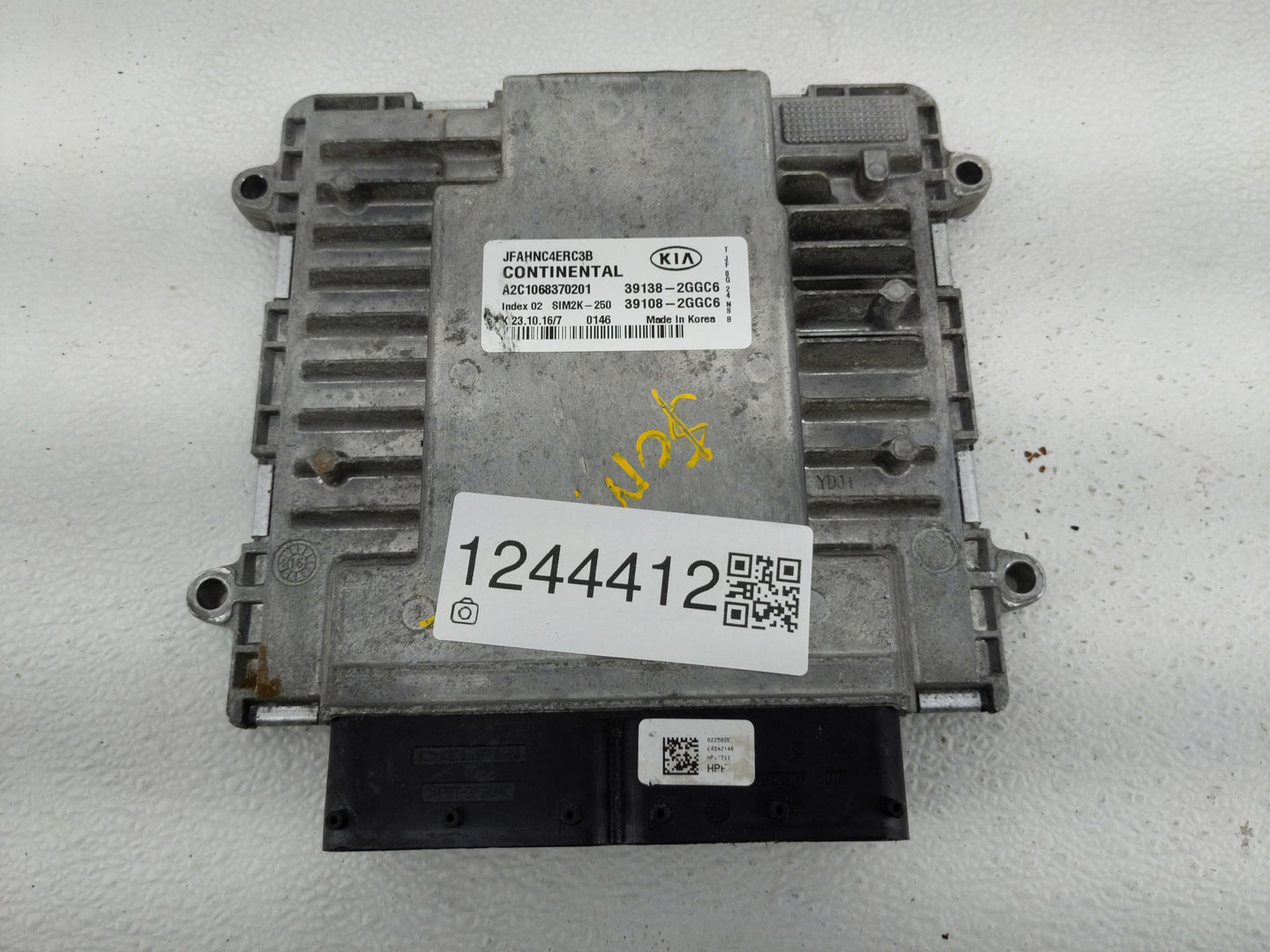2017 Kia Optima PCM Engine Control Computer ECU ECM PCU OEM P/N:39108-2GGC6 39138-2GGC6 Fits OEM Used Auto Parts - Oemusedau