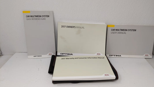 2017 Kia Optima Owners Manual Book Guide OEM Used Auto Parts
