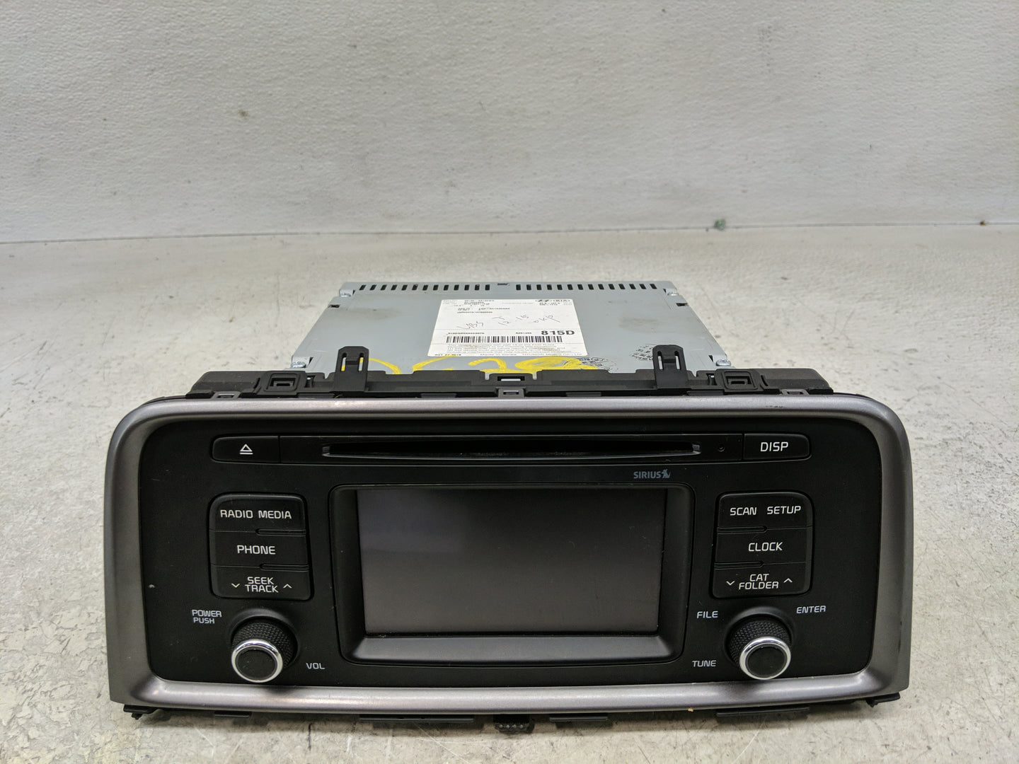 2017-2018 Kia Optima Radio AM FM Cd Player Receiver Replacement P/N:96180-A8150WK Fits Fits 2017 2018 OEM Used Auto Parts - 