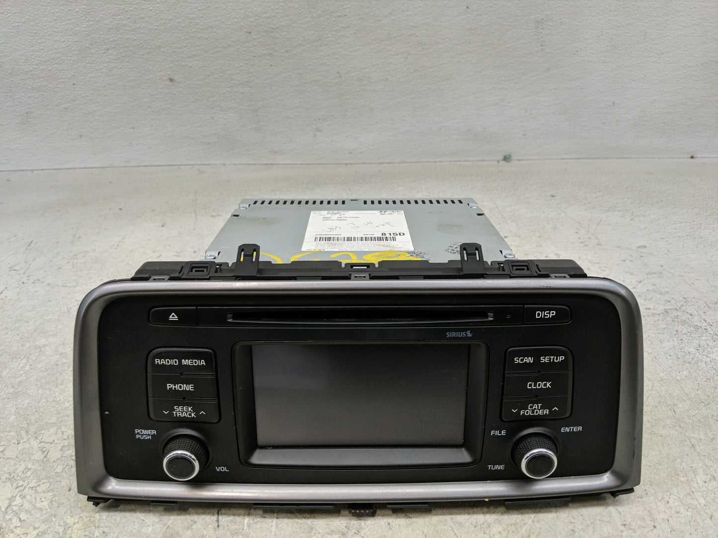 2017-2018 Kia Optima Radio AM FM Cd Player Receiver Replacement P/N:96180-A8150WK Fits Fits 2017 2018 OEM Used Auto Parts - 
