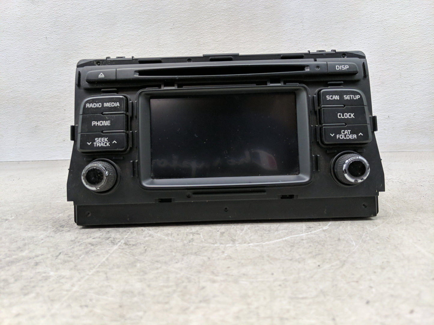 2017-2018 Kia Optima Radio AM FM Cd Player Receiver Replacement P/N:96180-A8150WK Fits Fits 2017 2018 OEM Used Auto Parts - 