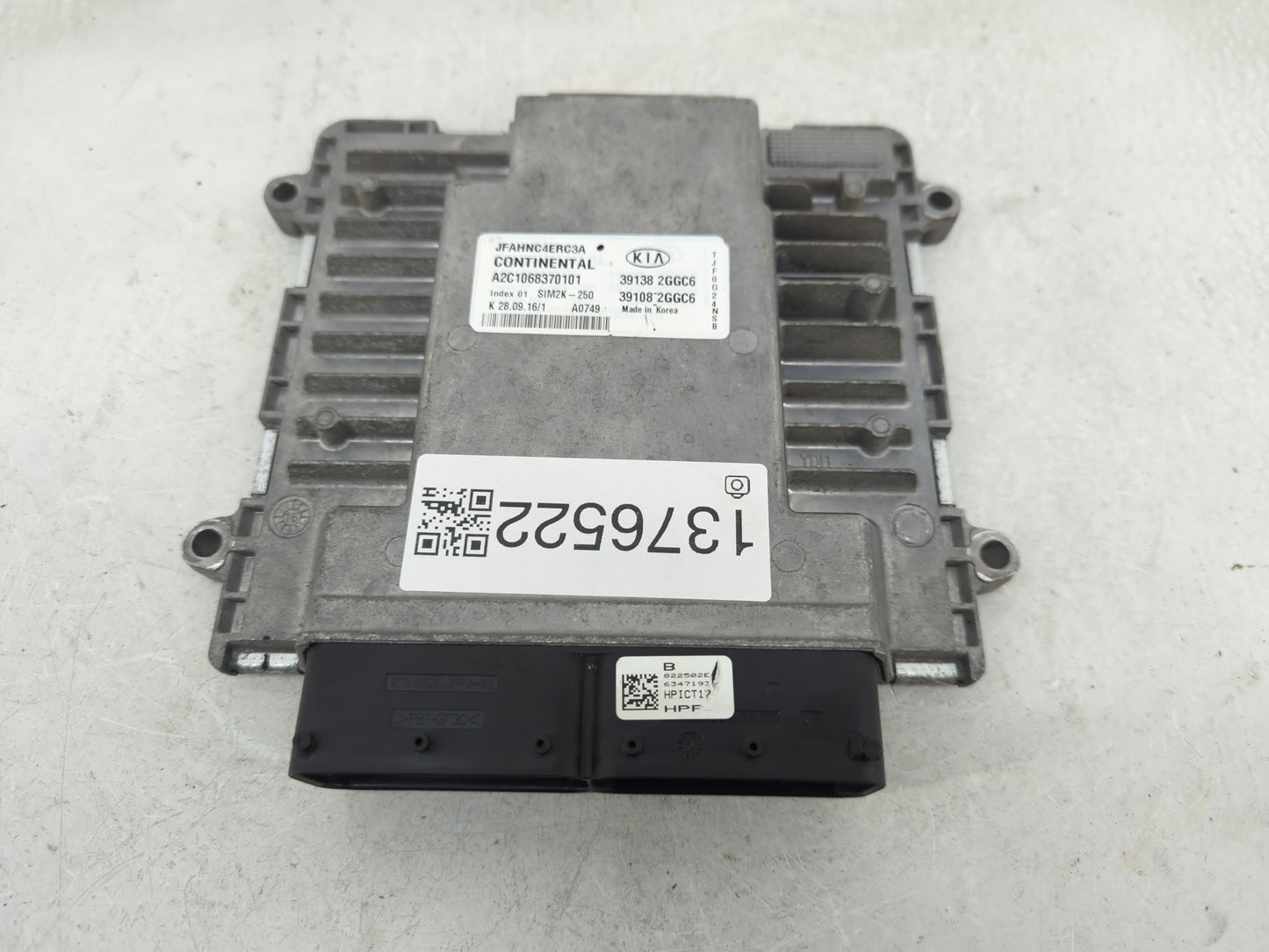 2016-2018 Kia Optima PCM Engine Control Computer ECU ECM PCU OEM P/N:39108 2GGC6 39138 2GGC6 Fits Fits 2016 2017 2018 OEM Us