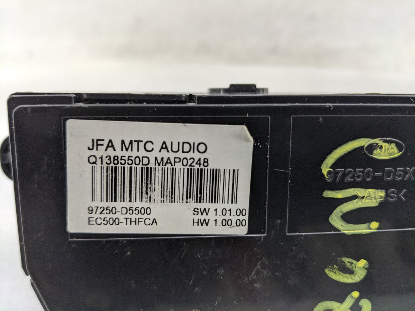2016-2018 Kia Optima Climate Control Module Temperature AC/Heater Replacement P/N:EC500-THFCA 97250-D5500 Fits Fits 2016 201