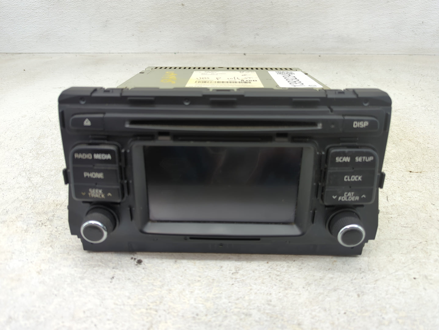 2017-2018 Kia Optima Radio AM FM Cd Player Receiver Replacement P/N:96180-A8150WK Fits Fits 2017 2018 OEM Used Auto Parts - 