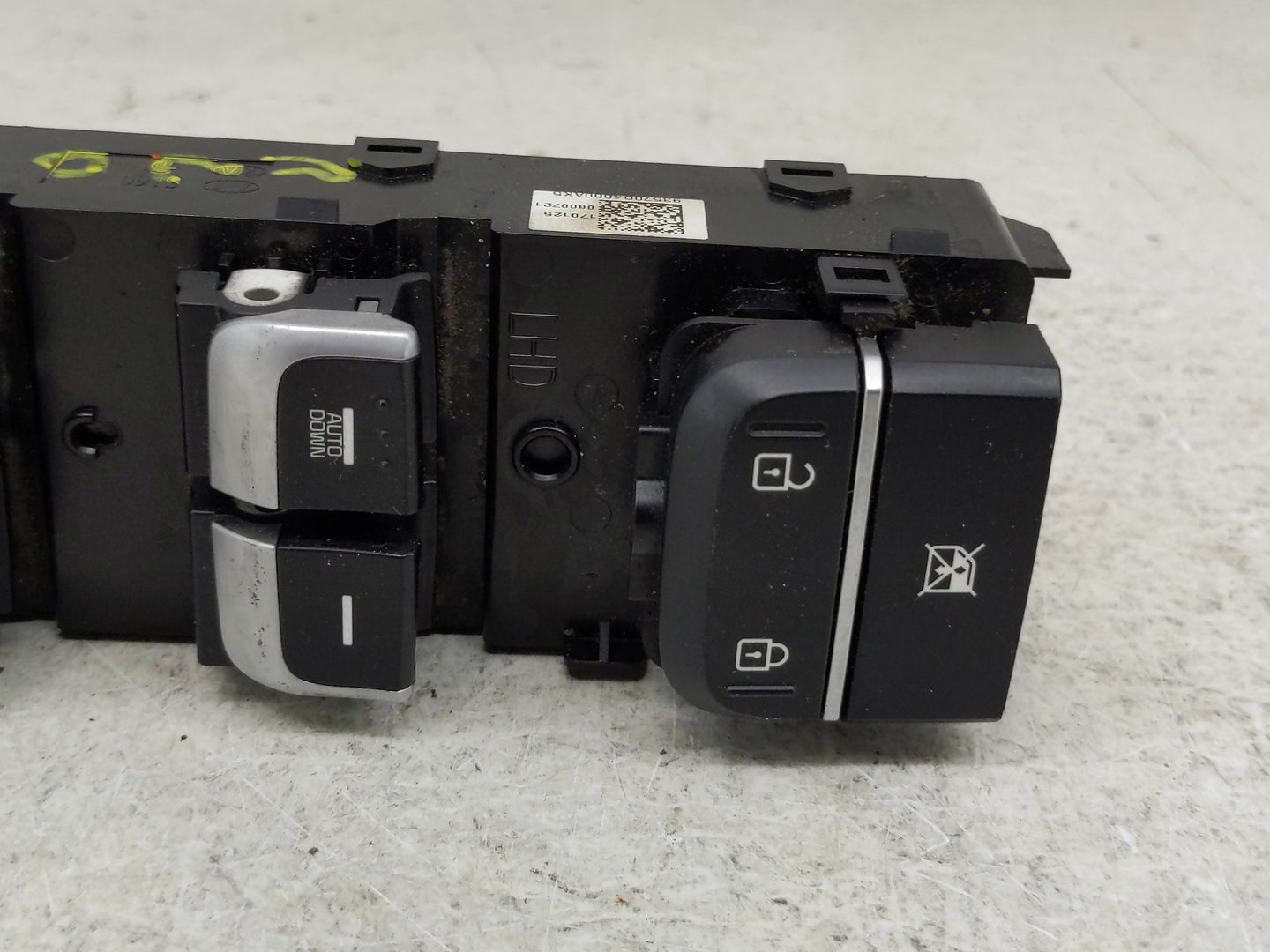 2016-2020 Kia Optima Master Power Window Switch Replacement Driver Side Left Fits Fits 2016 2017 2018 2019 2020 OEM Used Aut