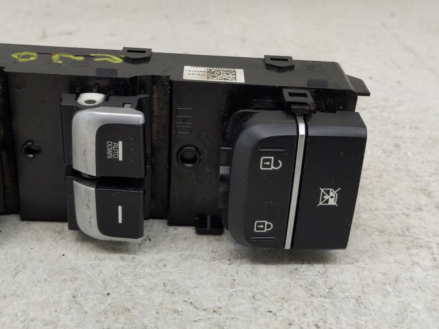 2016-2020 Kia Optima Master Power Window Switch Replacement Driver Side Left Fits Fits 2016 2017 2018 2019 2020 OEM Used Aut