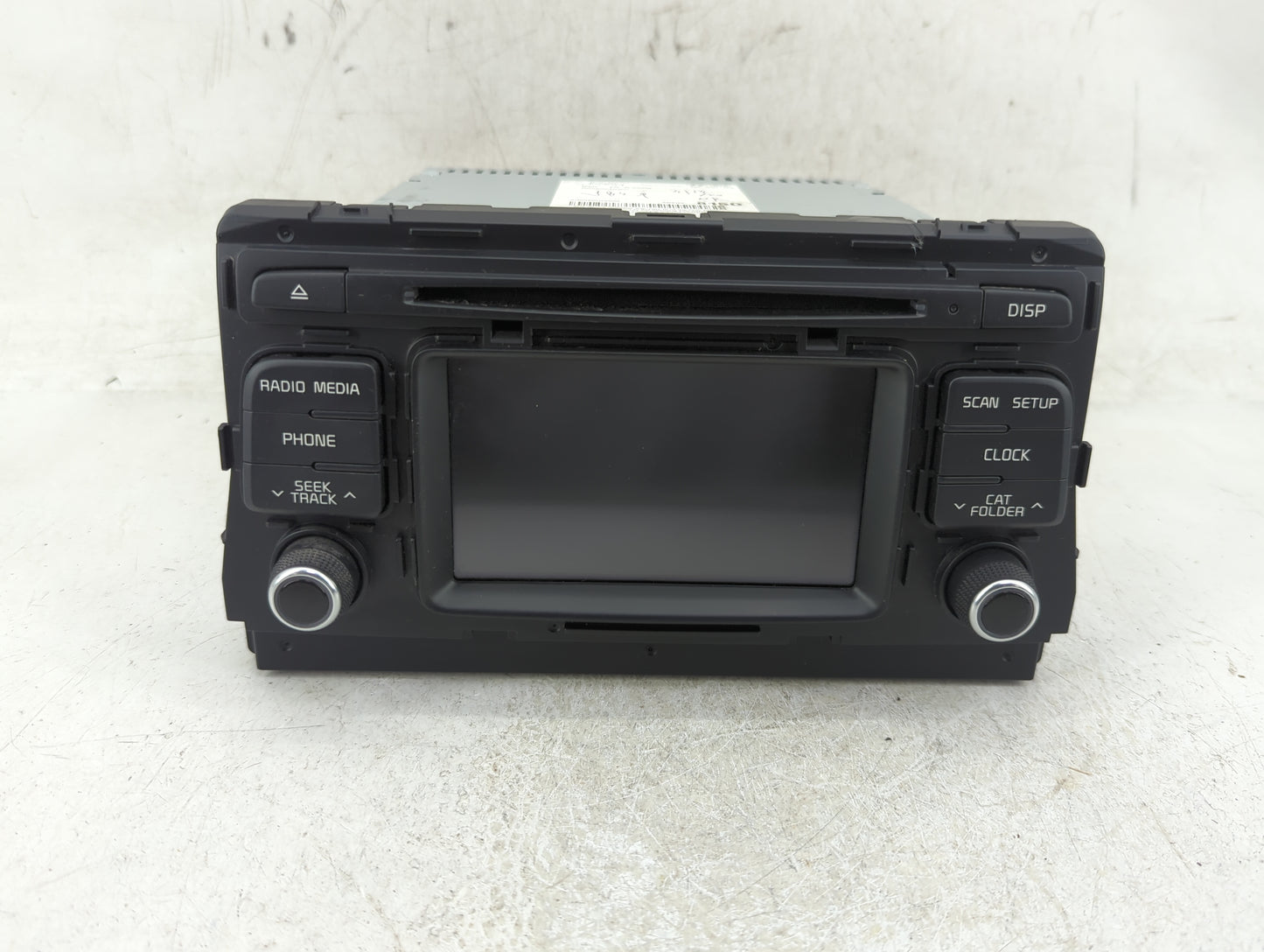 2017-2018 Kia Optima Radio AM FM Cd Player Receiver Replacement P/N:96180-A8150WK Fits Fits 2017 2018 OEM Used Auto Parts - 