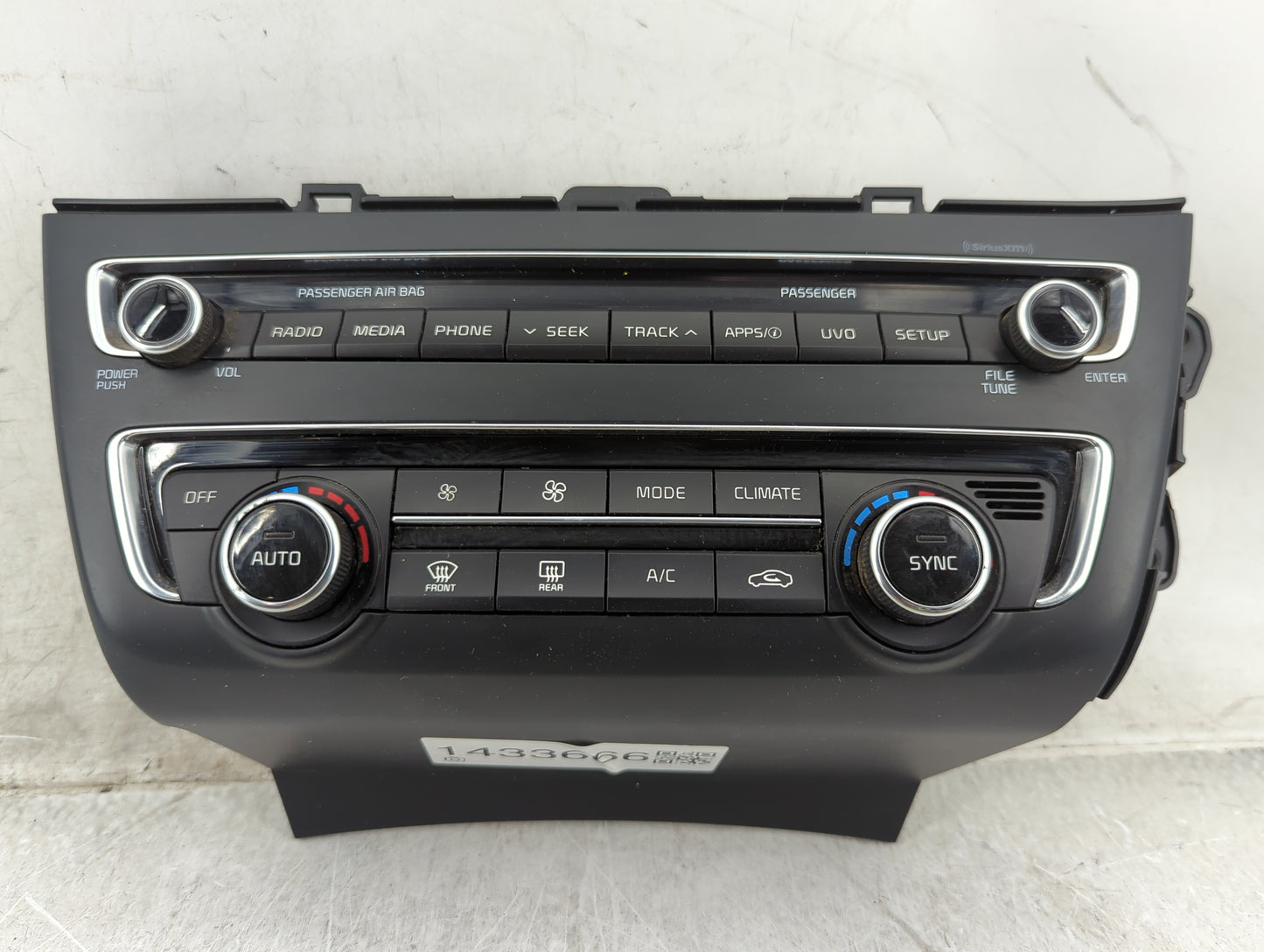 2016-2018 Kia Optima Climate Control Module Temperature AC/Heater Replacement P/N:96540-A8180WK 97250-D5701 Fits OEM Used Au