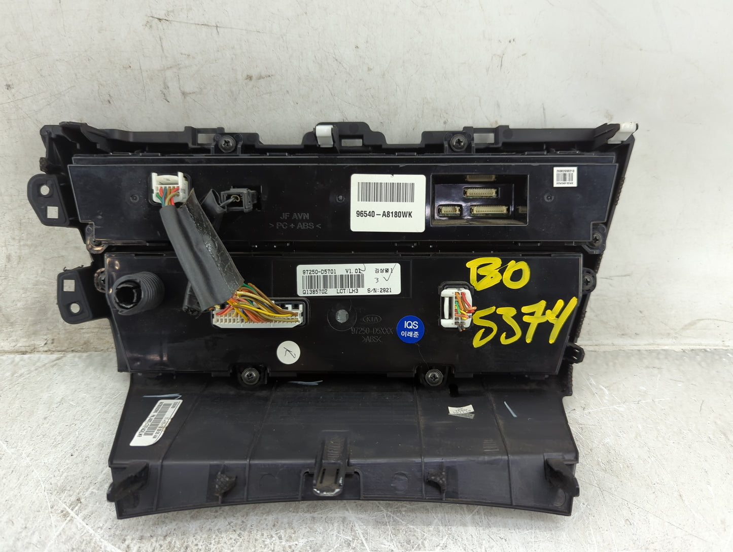 2016-2018 Kia Optima Climate Control Module Temperature AC/Heater Replacement P/N:96540-A8180WK 97250-D5701 Fits OEM Used Au