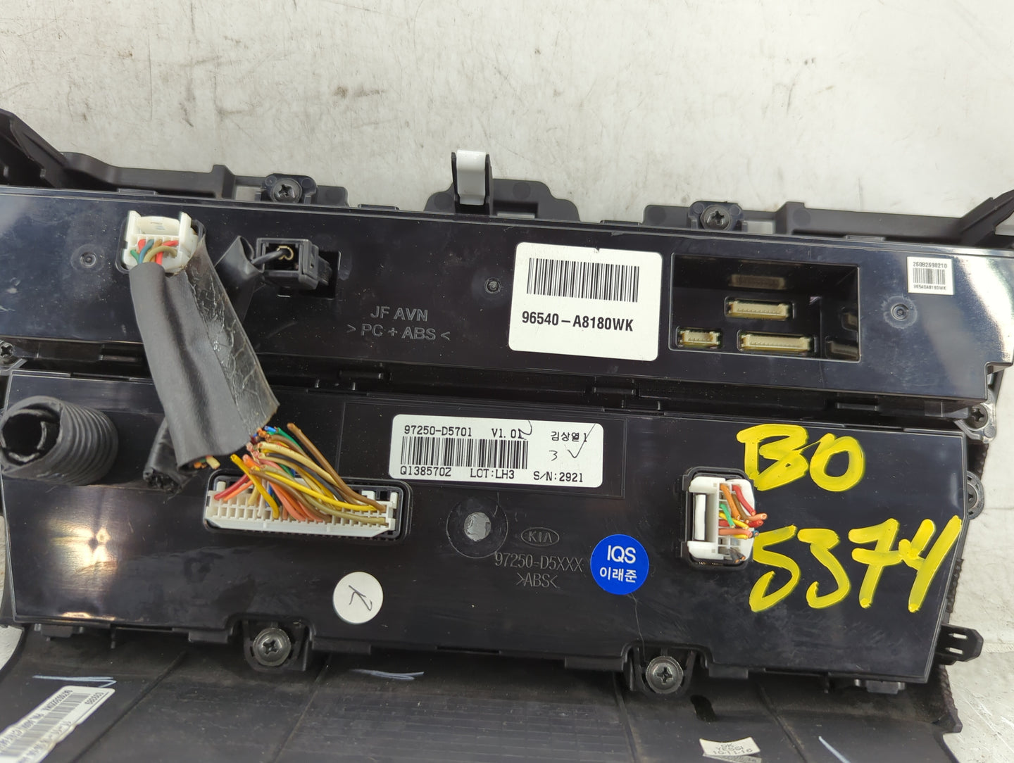 2016-2018 Kia Optima Climate Control Module Temperature AC/Heater Replacement P/N:96540-A8180WK 97250-D5701 Fits OEM Used Au